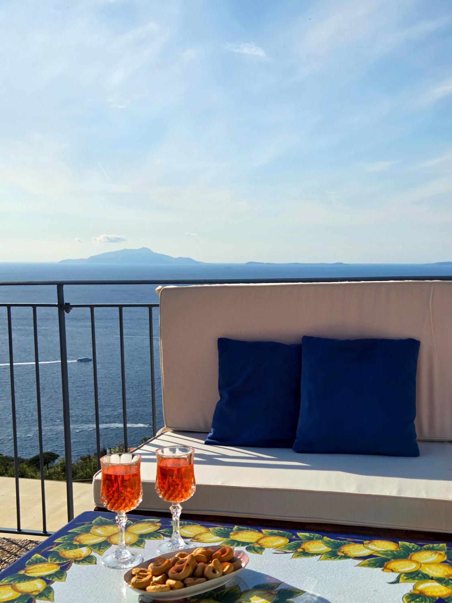 הוילה מסה לוברנסה Sun & Relax, Relaxing Location With Seaview מראה חיצוני תמונה