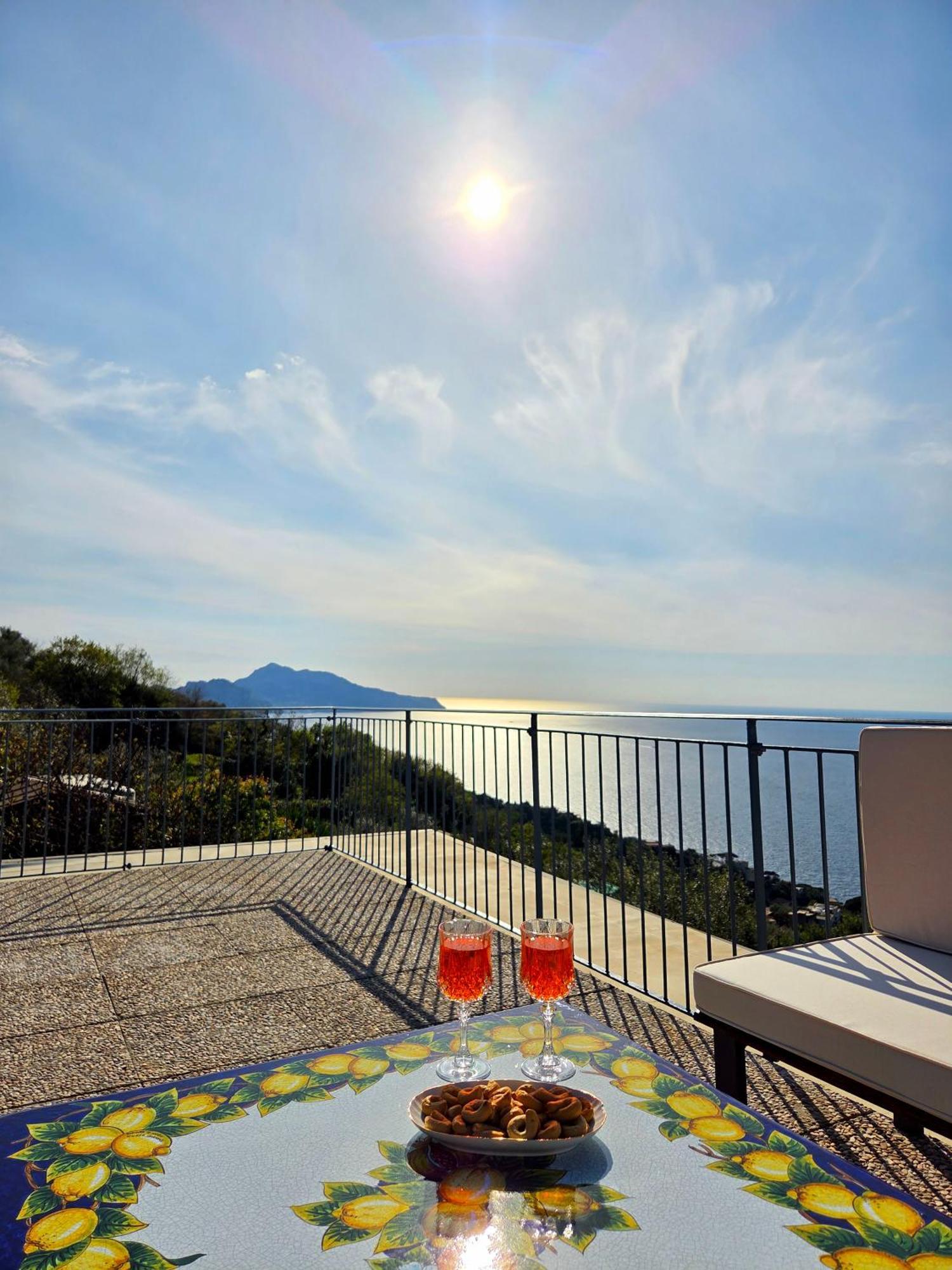 הוילה מסה לוברנסה Sun & Relax, Relaxing Location With Seaview מראה חיצוני תמונה